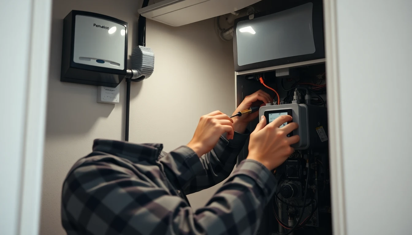 Heating system repair